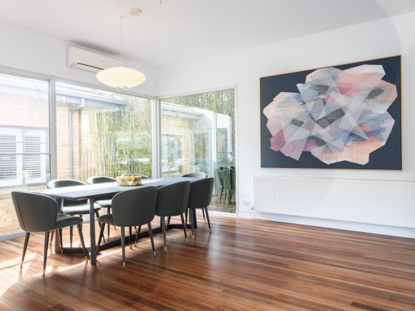 Original art and luxury staging detail by Le Loft