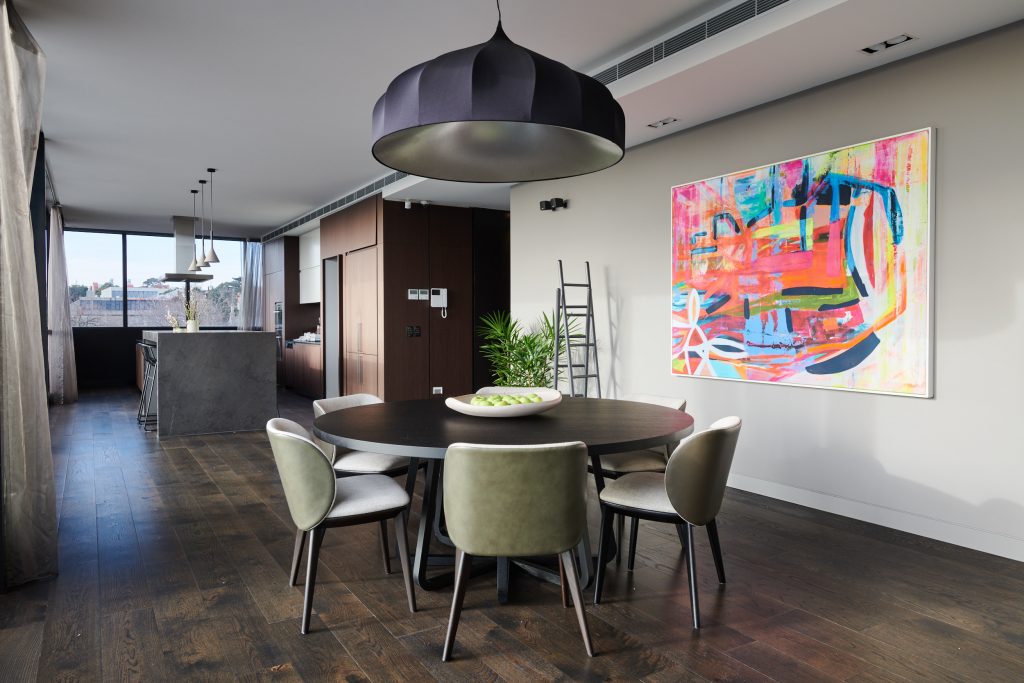 Styled apartment with city views